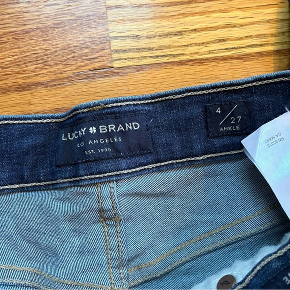 Lucky Brand high rise skinny Bridgette jeans size 4 / 27 ankle - Picture 3 of 7